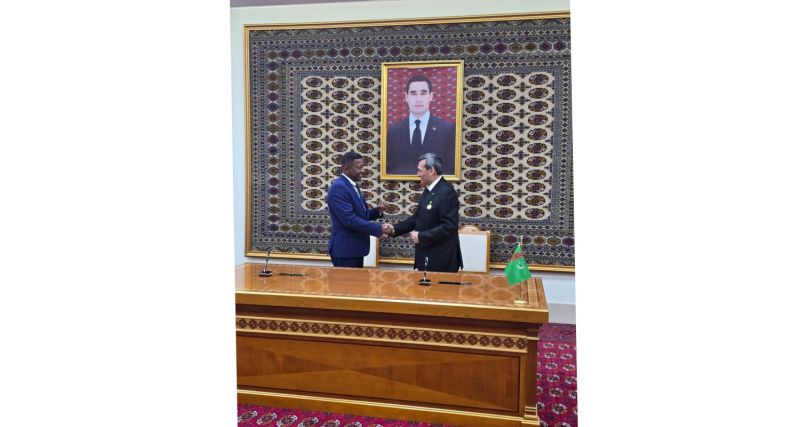 ترکمنستان و جمهوری دموکراتیک سائوتومه و پرنسیپ روابط دیپلماتیک برقرار کردند