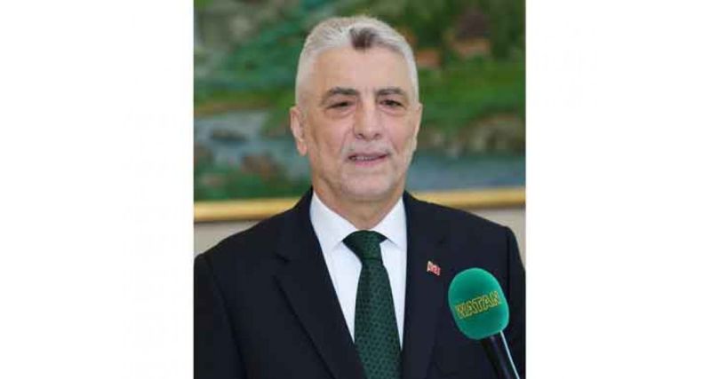 رئیس ‌جمهور ترکمنستان وزیر تجارت ترکیه را به حضور پذیرفت
