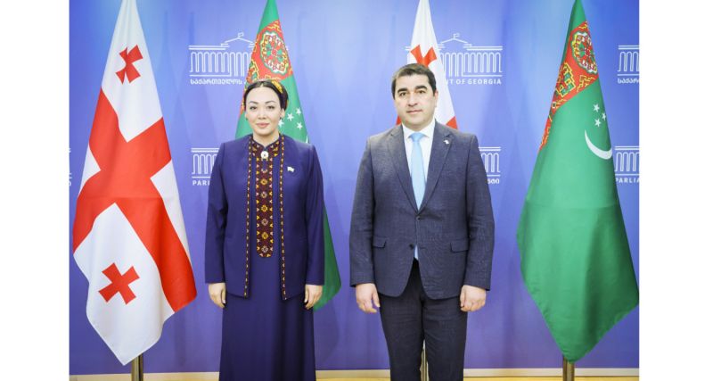 سفر رسمی رئیس مجلس ترکمنستان به گرجستان و امضای توافقنامه همکاری پارلمانی